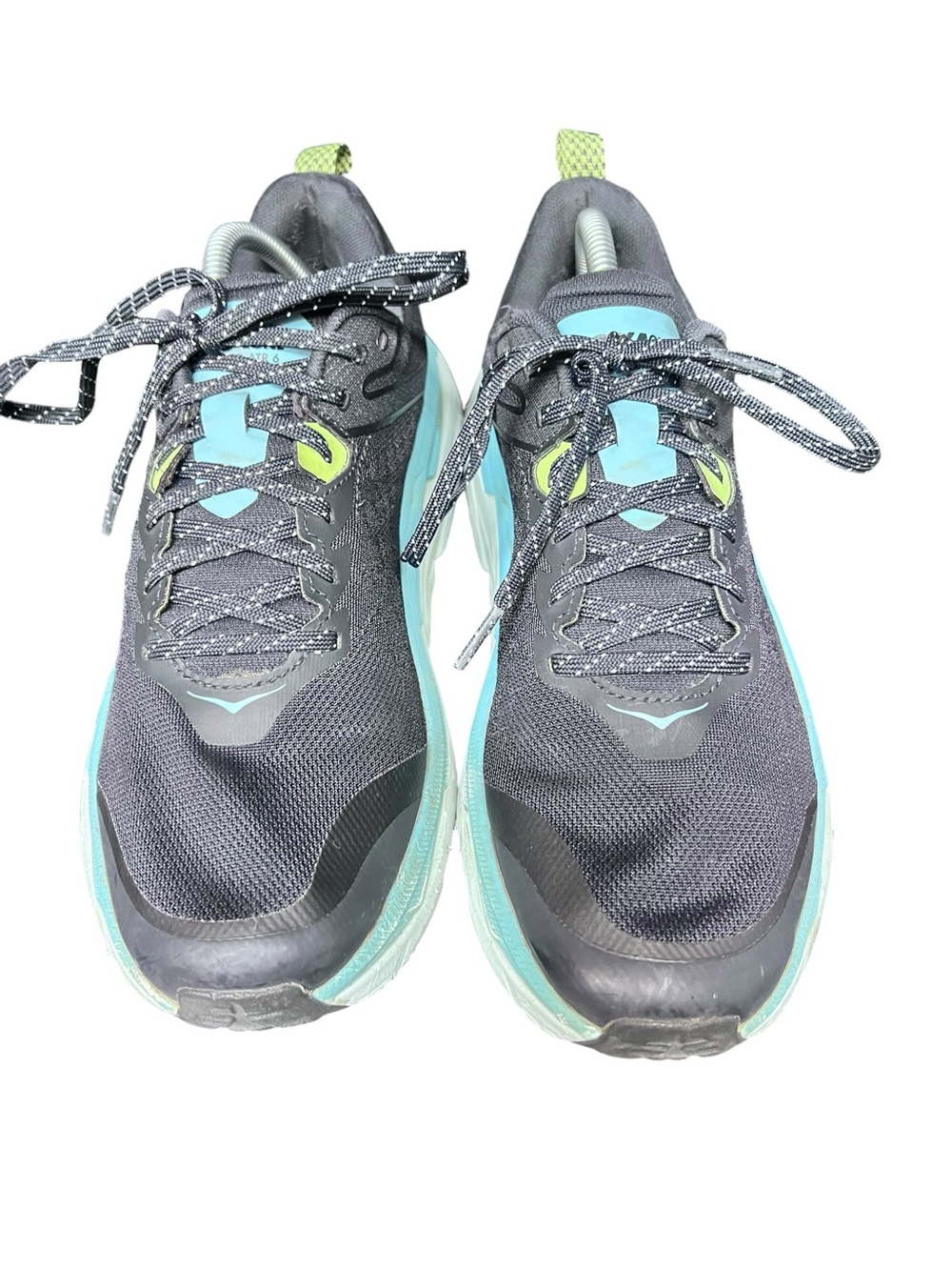 Hoka challenger ATR 6 Women size 10.5 B Black & Teal Athletic Sneakers - Picture 4 of 6